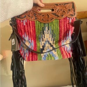 Saddle blanket purse